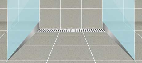 Nerezové lišty pro spádovanou podlahu 85 Nerezová lišta pro spádovanou podlahu LEVÁ PRAVÁ Tabulka variant nerezový ch lišt pro spádovanou podlahu Kód Výška límce Délka (mm) Typ Provedení APZ