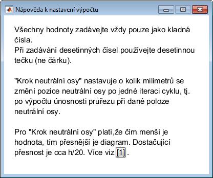 B.4. Mnohobodový (zjednodušený) interakční diagram Okno pro zadání vstupů (obr. B.32) je velmi podobné oknu pro zadání vstupů v případě bodového interakčního diagramu (obr. B.27), a platí pro něj tedy všechny informace uvedené pro okno na obr.