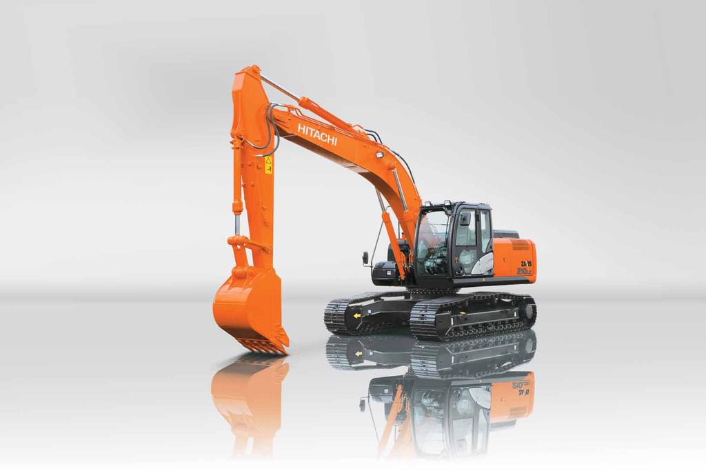 Při návrhu nového modelu prostřední řady rypadla Hitachi ZAXIS 210 jsme pamatovali na jednu zásadní věc: posílení vašich představ a vizí.