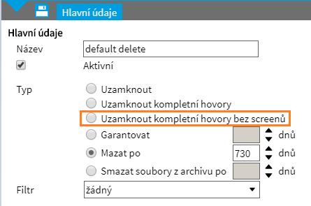 Typ kanálu - kmparace Parametr pužívá puze služba replikace pr kmparaci záznamů. Vlba Typ kanálu kmparace se zbrazí puze, pkud je v tabulce nastavení parametr dntsaveredundant = 1.