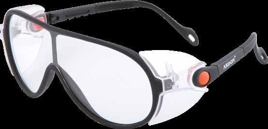FT O ÚPRAVA ZORNÍKŮ: UV filtr, nemlživá úprava, úprava proti poškrábání E0 Kč V000 čiré (E0) brýle poskytující vysokou míru ochrany dokonale padnou na jakýkoli tvar obličeje integrované boční kryty
