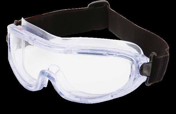 G000 čiré (E0) ochranné brýle ideální pro použití s přilbou s průhledným rámečkem s modrým nádechem mm nastavitelná gumová páska systém