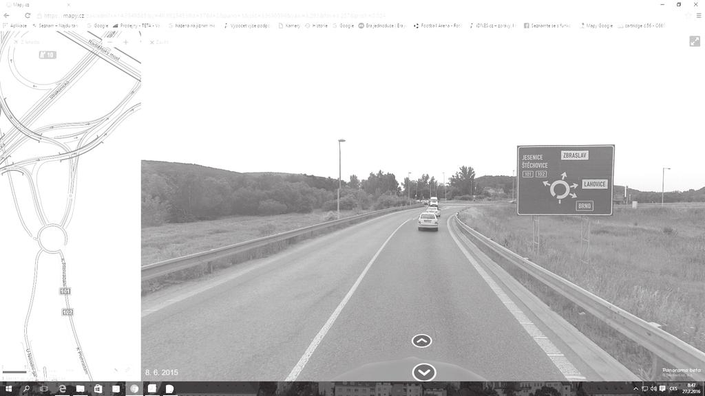 Z4a L B E3 MIMO VOZIDEL STAVBY Z2 MIMO VOZIDEL STAVBY jezd Lávka pro pěší šířka min.