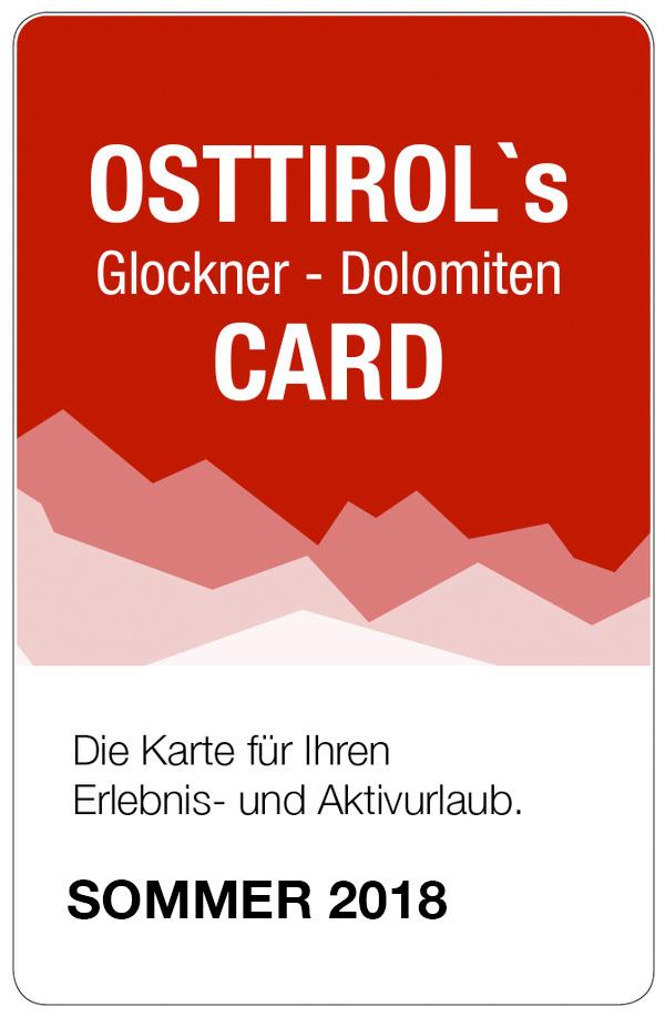 září 2018 S kartou můžete zdarma navštívit následující zajímavosti: 9 x lanovky (Hochpustertal, St.