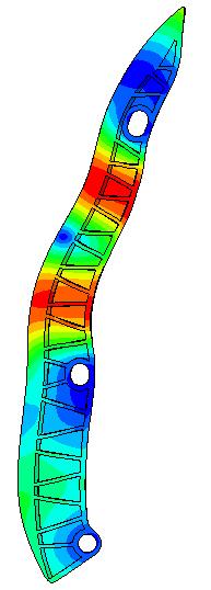 2 Modální analýza části řetězu Redukce modelu řetězu Pro modální analýzu a explicitní výpočet dynamiky řetězu je nutné provést redukci modelu