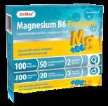 (při využití akce 1 tbl. = 3,09 Kč) cena za 1 ks 139 Kč Magnesium B6 Premium 50 tbl.