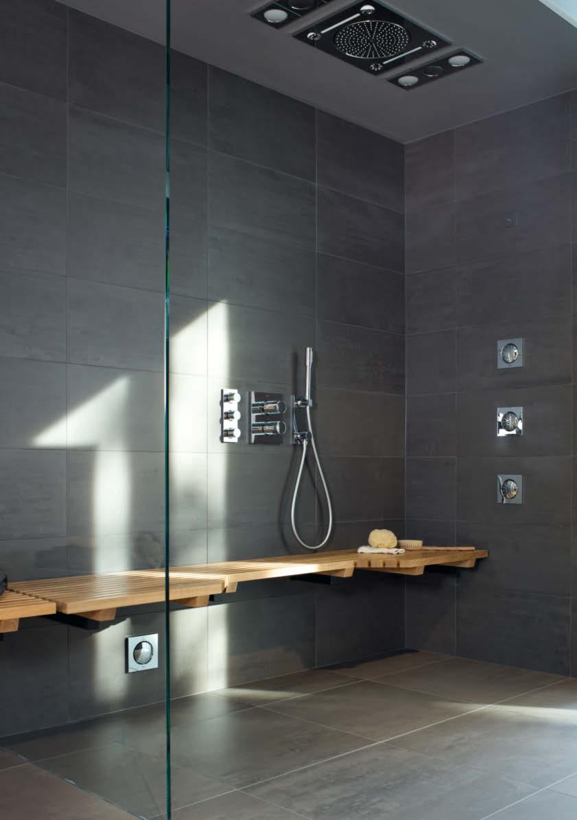 Prostřednictvím systémů GROHE F-digital Deluxe je možné vytvořit zcela vyjímečné osobní wellness.