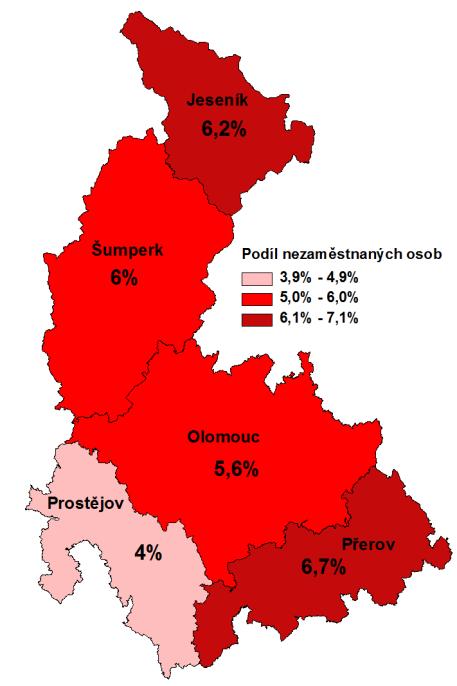 2. Vybrané nástroje aktivní politiky zaměstnanosti v Olomouckém kraji Tabulka č.