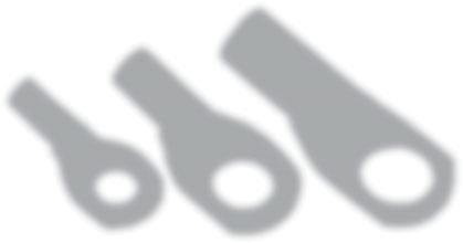 SPOJOVACÍ A UKONČOVACÍ PRVKY Neizolovaná Cu kabelová oka lisovaná z trubek Neizolované spojovací a ukončovací prvky d 2 B C1.5-3 1.9 3.7 3.4 17 8 C1.5-4 1.9 4.3 3.4 17 8 C1.5-5 1.9 5.5 3.4 17 8.5 C2.