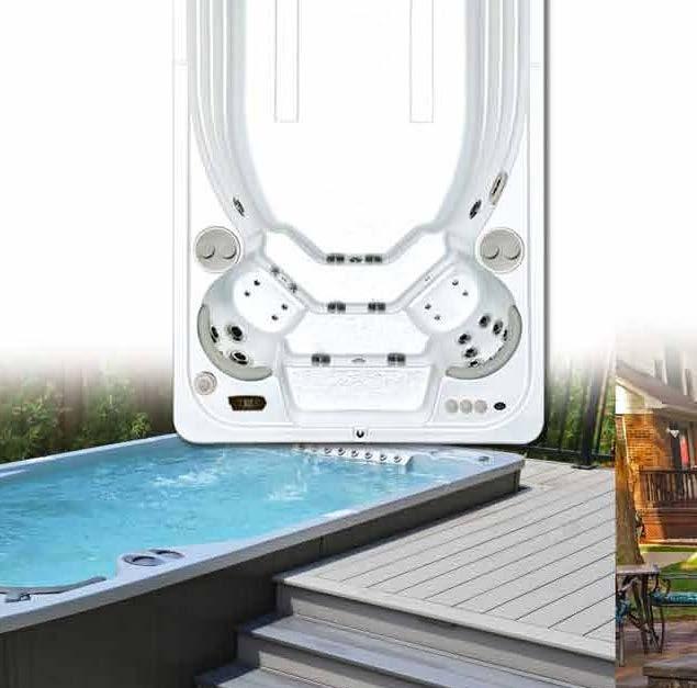 Zapamatujte si tohle Swim Spa a všechny další modely, protože vyžadují méně prostoru, stojí méně