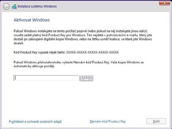 70 Část 1 Začínáme se systémem Windows 10 tače, který aktuálně neobsahuje správně aktivovanou ( pravou ) instalaci systému Windows odpovídající tomu vydání, jež se pokoušíte nainstalovat.