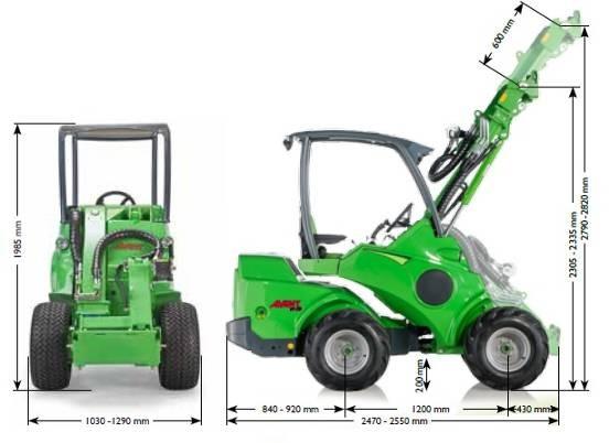 Olověné čl. Lithium ion Výkon 11,5 kw 14,5 kw Pohon Elektricky Elektricky Doba dobíjení stand.