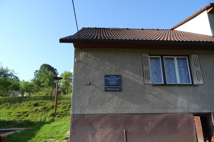 Z P R Á V Y Z O B C E Odhalení pamětní desky p. Oldřichu Zelenému V sobotu 22. července 2017 byla v Roženeckých Pasekách na domu čp.