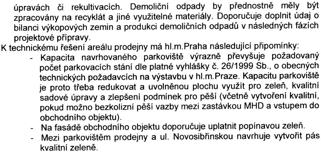3 úpravách èi rekultivacích. Demolièní odpady by pøednostnì mìly být zpracovány na recyklát a jiné využitelné materiály.