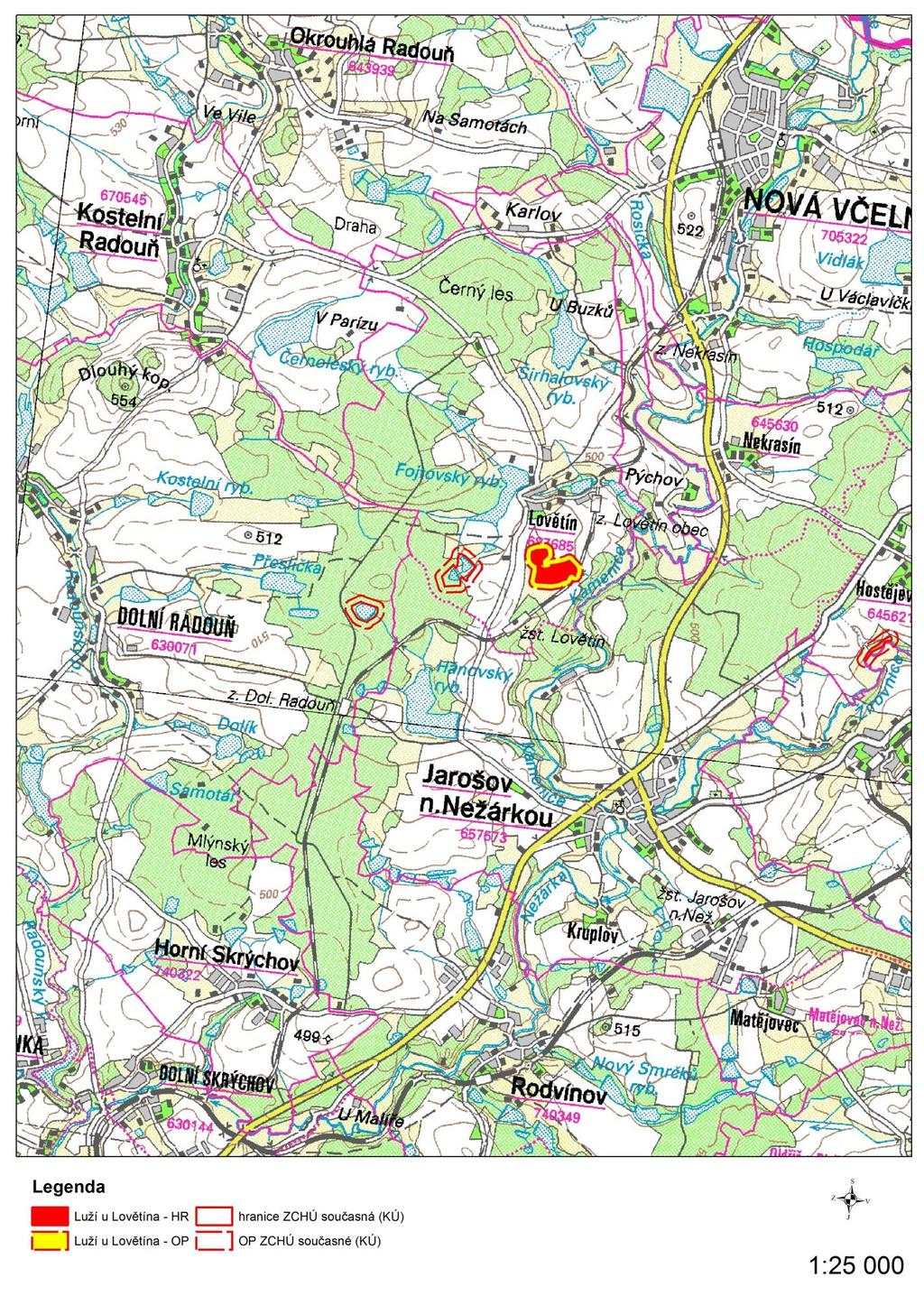 Mapa M 1: