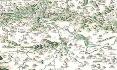 Nejstarší samostatné mapy Čech Crigingerova mapa Čech (1568) (Bohemiae regni nova chorographica Descriptio) Orientace k severu Rozměr mapy 486 x 421 mm Měřítko cca 1 : 683 500 Oválná, ohraničená