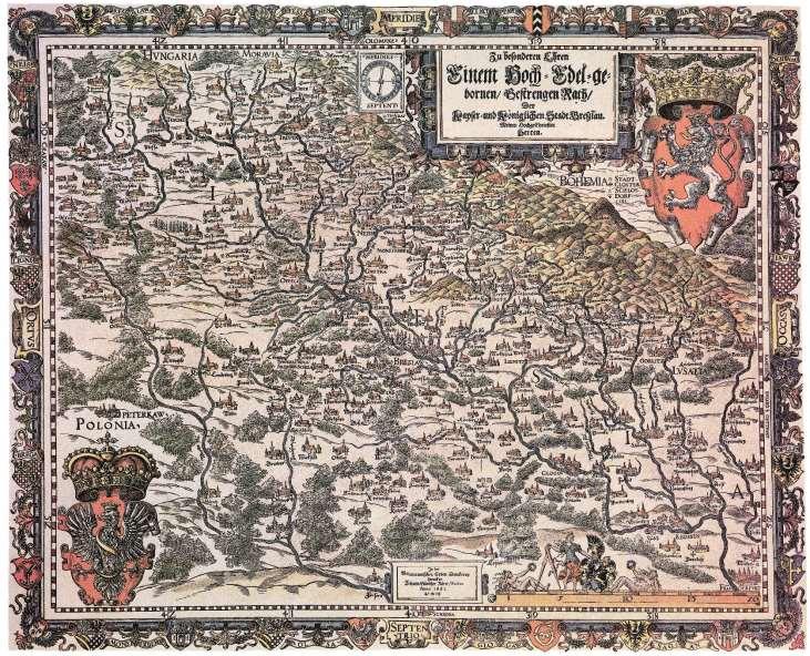 Helwigova mapa Slezska zdroj: http://cs.wikipedia.