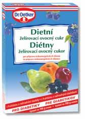 Jedno balení Dietního Ïelírovacího ovocného cukru obsahuje 250 g a vystaãí na 700 g ovoce nebo 700 ml ovocné Èávy. Pfiíprava je rychlá a jednoduchá, stejnû jako u ostatních Ïelírovacích pfiípravkû Dr.