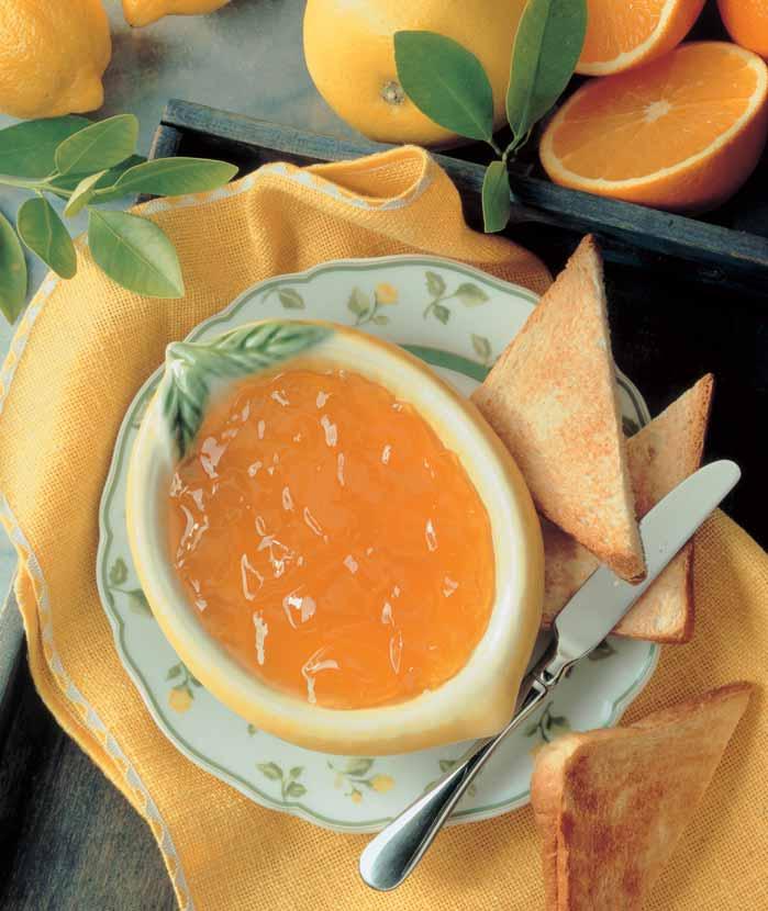 Citrusové Ïelé (na 4 sklenice po 500 ml) 400 ml pomeranãové Èávy (cca 8 pomeranãû) 200 ml