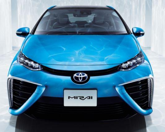 4.2 Zástupce vodíkových automobilů Zde jsem jako hlavního zástupce automobilů s palivovým článkem vybral Toyotu Mirai podle mého názoru se jedná o jeden z nejslibnějších vozů v třídě automobilů na