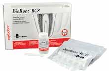 22 PLNĚNÍ KOŘENOVÝCH KANÁLKŮ BioRoot RCS Bioaktivní sealer pro trvalé kořenové výplně. Vynikající přilnavost k dentinu a gutaperčovým čepům.