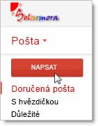 V okně vlevo klikněte na tlačítko NAPSAT. 2. V pravé dolní části okna Gmailu se otevře podokno nové zprávy.