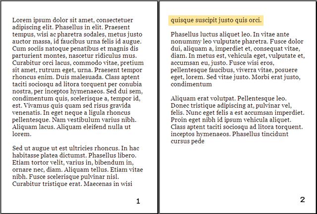 5.9 Sirotci a vdovy Vdova (angl.): osamocené slovo či jeho část v řádku na konci odstavce nebo stránky.