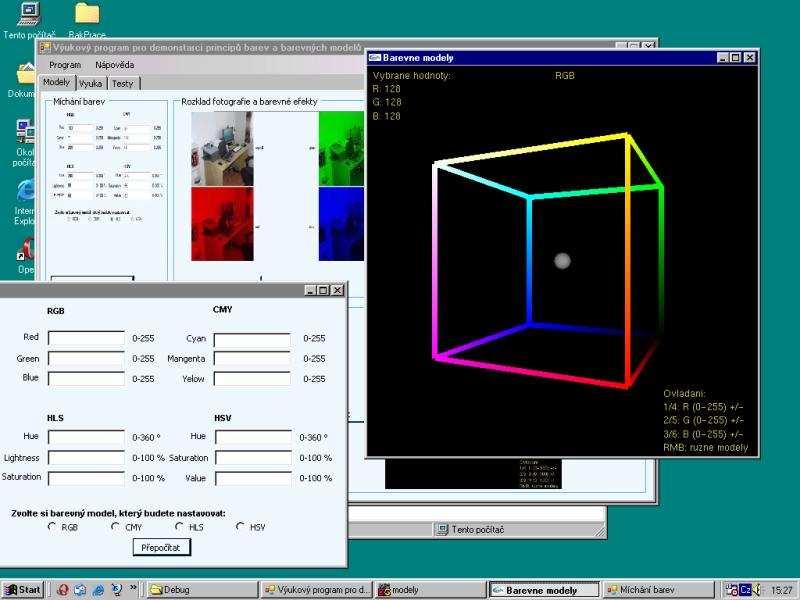 4.3 Testování a ukázky z aplikace Již z použitých technologií v aplikaci vyplývá skutečnost, že aplikace bude schopna fungovat jen na operačním systému Windows.