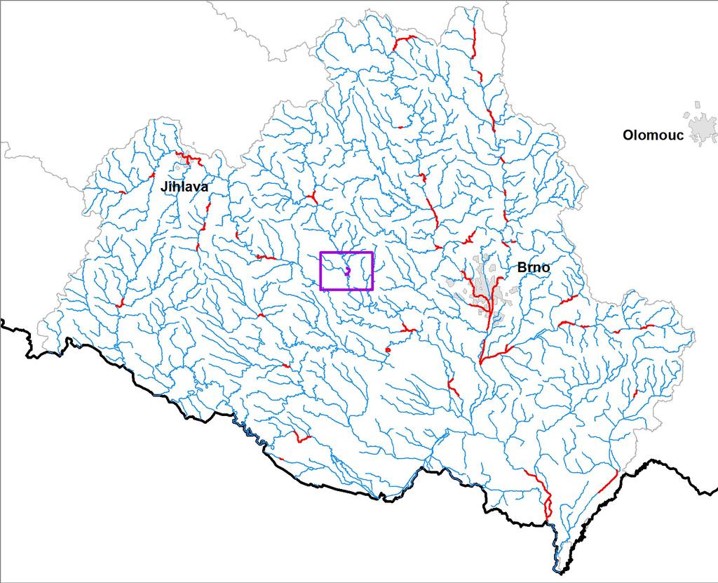 DOKUMENTACE OBLASTÍ S VÝZNAMNÝM POVODŇOVÝM RIZIKEM V OBLASTI POVODÍ MORAVY A V OBLASTI POVODÍ DYJE DÍLČÍ POVODÍ DYJE