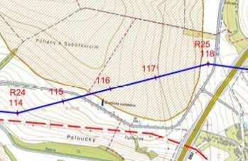 Obrázek č. 20 Dotčené plochy surovinných zdrojů (Zdroj: geology.