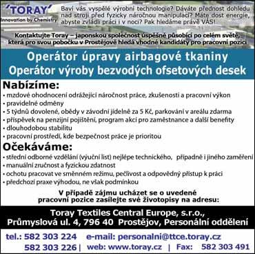 Volejte 776449009 Bezpečnostní a úklidová agentura přijme do pracovního poměru na zkrácený pracovní úvazek invalidní důchodce/důchodkyni, na pracovní pozice vrátný a úklidový pracovník v Prostějově.