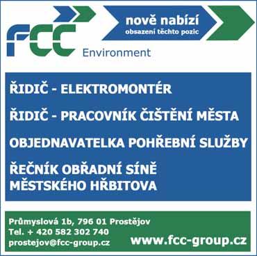 logistiky /zákaznický disponent 22 000 Kč jednosměnný ÚSO s maturitou MUBEA-HZP Prostějov Zdravotní sestra/bratr 14 000 Kč jednosměnný ÚSO s maturitou Kozák-Dental Prostějov HLEDÁTE BRIGÁDU?