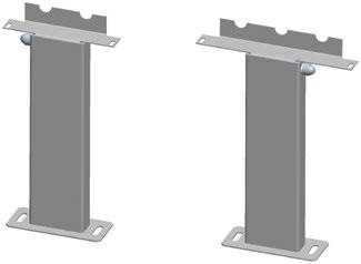 Montáž otopných lavic KORALINE LK Pokyny pro instalaci Stojánkové modely a) stojanové připevnění na podlahu. Na výběr jsou stojánky pro hrubou nebo čistou podlahu.