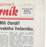 zveřejňovat v tištěném vydání, internetových stránkách i sociálních sítích U příležitosti 20 let od vydání nultého čísla nabízíme v
