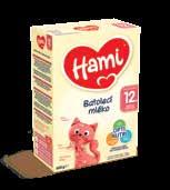 g za 219 Kč (100 g = 54,75 Kč) Hami Pokračovací mléko 6+ 800 g Hami Batolecí
