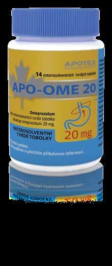 Apo-Ome 20 14 tob. při častém pálení žáhy uleví až na 24 hod.