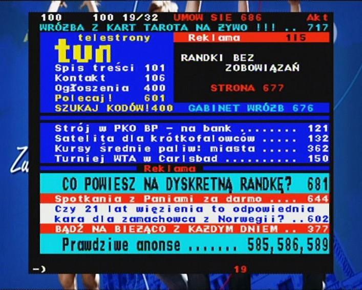 17.3 TXT - teletext Tato funkce zobrazuje teletext, pokud jej daný kanál vysílá. Pamatujte, že kódování textu (diakritika) je zobrazováno v závislosti na nastavení jazyka v příslušném menu! 17.