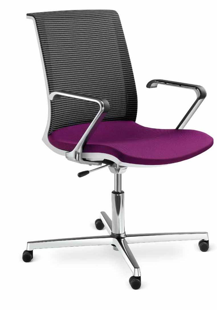 With the exception of 201 and 200 high swivel chairs, all the models come in architectural supporting shell in black or white.