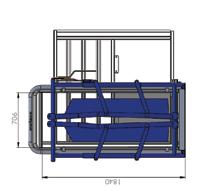 Dělící dveře zavírací 2x Texas panel 3 m 1x