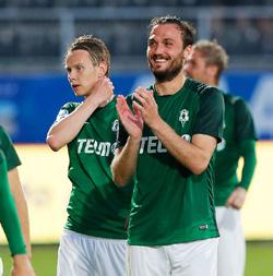 34 HET LIGA GÓLOVÁ JÍZDA Červenobílí střelecky zabrali SOUTĚŽ AKTIVITY GÓLU (gól - 2 body, asistence - 1,5 bodu) 33 Michael Krmenčík (Plzeň, 12 + 6) 29 Davis Ikaunieks (Jihlava, 10 + 6) 28,5 Jan