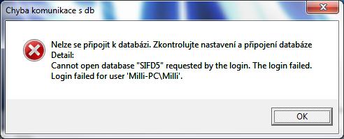 Ihned po startu jsou základními ovládacími prvky: Tlačítko Načtení informací o databázi a provedení automatických kroků (vytvoření konfliktních tabulek,...).