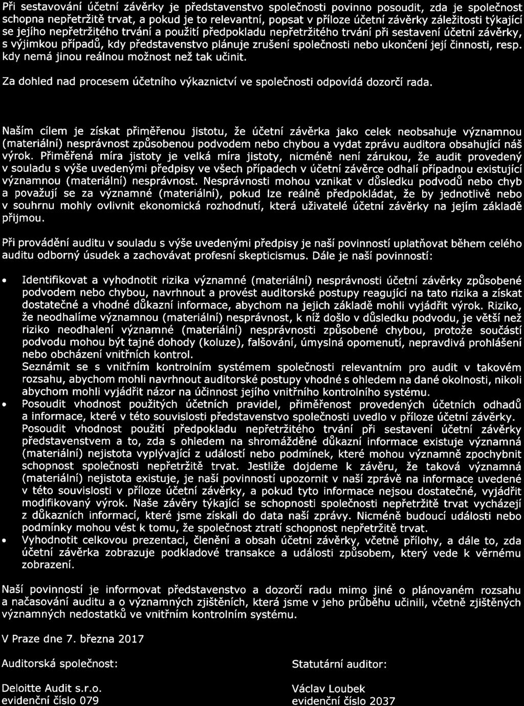 VÝROK AUDITORA