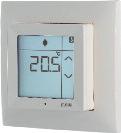 Multiaktor podlahového vytápění RF pokojový termostat s dotykovým displejem 55x55 mm regulace
