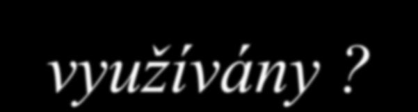 Jak jsou nabízené možnosti zpřístupnění využívány? Síťový přístup umožňuje snadné získávání statistických údajů o počtu přístupů.