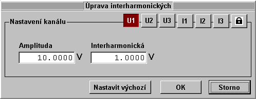 2.4.4. Interharmonický mód Záložka slouží pro aktivaci funkce rozšířeného střídavého výkonu s možností nastavení interharmonické (P Iharmonic) a nastavení všech jeho parametrů.