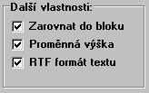 vždy zatrhneme políko Promnná výška.