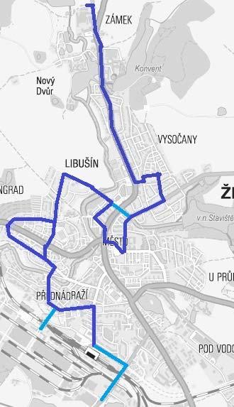 Úprava linek MHD Linka 1: tam: (HETTICH) nádraží (ŽĎAS) Okružní Brodská, obch.