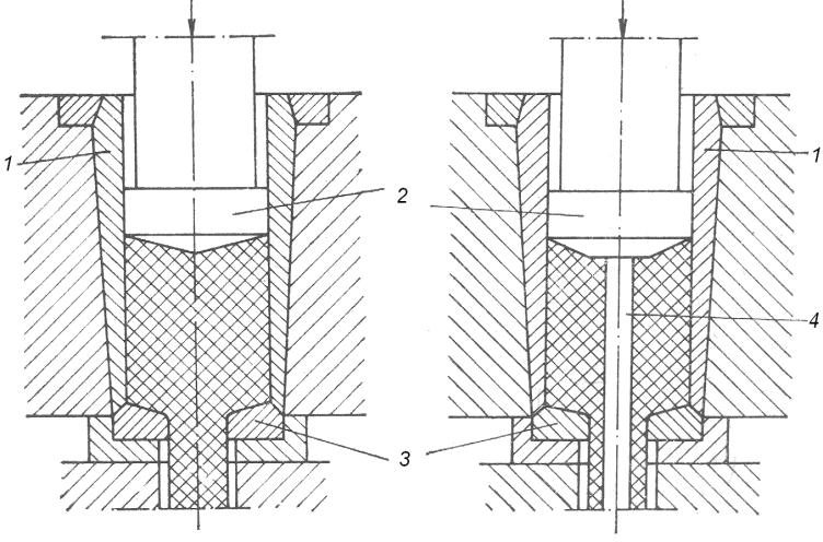 Metalurgické technologie Stránka 158 z 205 11.4.1. Způsoby protlačování V technologické praxi se používají dva základní způsoby průtlačného lisování kovů: dopředně protlačování a zpětné protlačování.