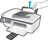 Odstranění uvíznutého papíru Uvíznutý papír odstraňte tímto způsobem: Odstranění uvíznutého papíru ze vstupního zásobníku 1. Opatrně vytáhněte papír ze vstupního zásobníku. 2.