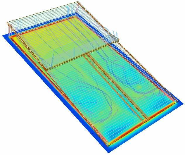 ZÁVĚREM Příspěvek ukázal možnosti využití podrobnějších CFD výpočtů pro ověření návrhů dvouplášťových střech.